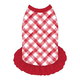 Apple-solutely Adorable - Apple Gingham - The Tank With Skirt